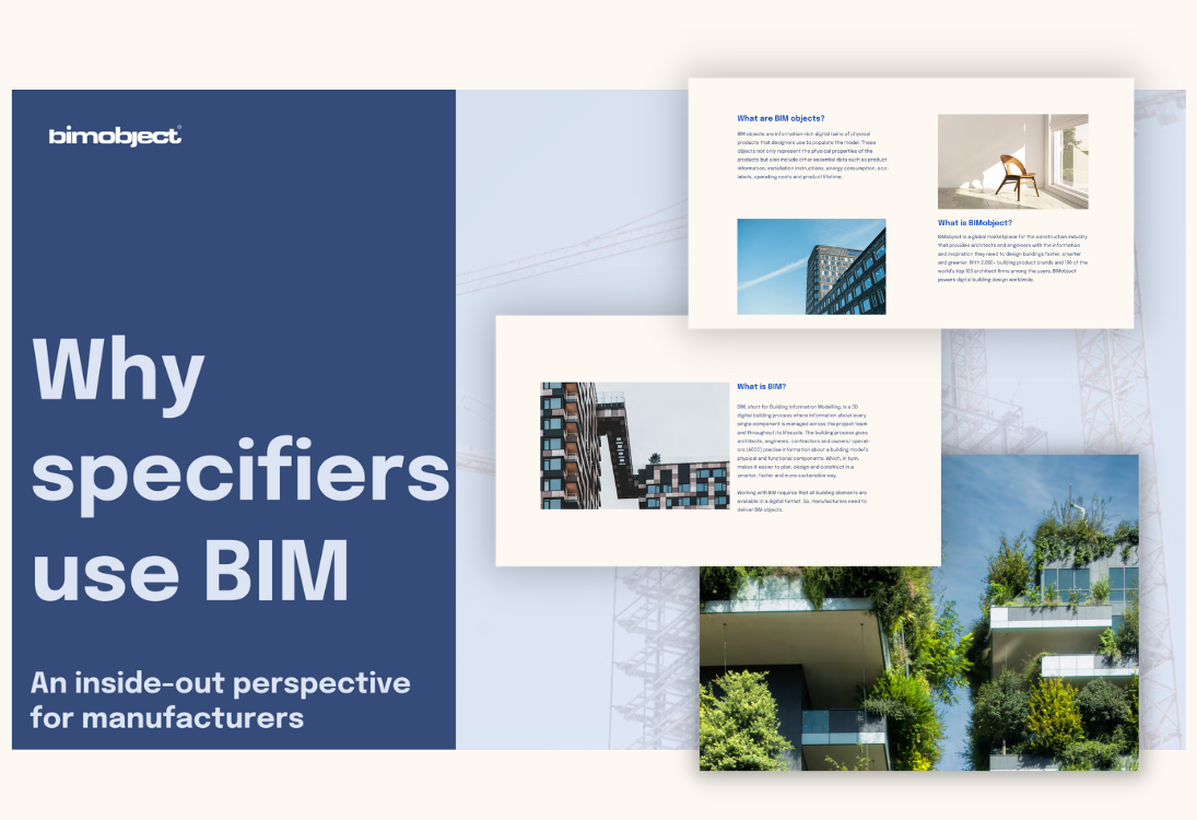 What BIM Designers Need From Manufacturers | BIMobject