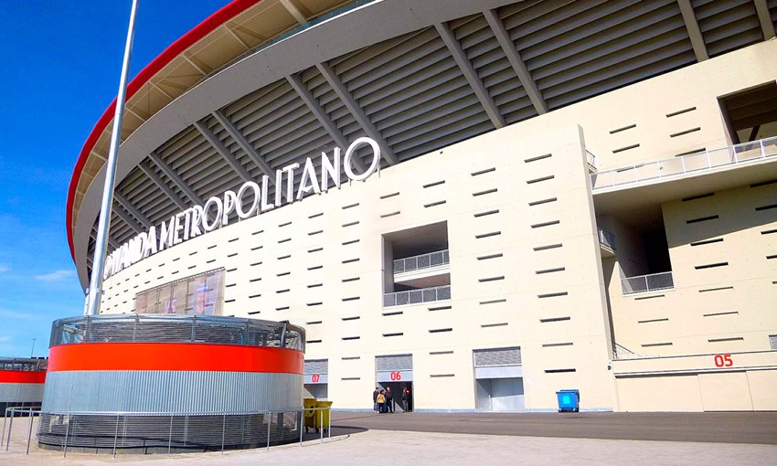 Estadio de fútbol Wanda Metropolitano en Madrid