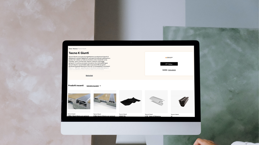 Prodotti Tecno K Giunti sulla piattaforma BIMobject